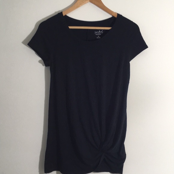 Isabel Maternity Knotted Short Sleeved Tunic Top - Picture 2 of 6